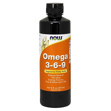 Рідка Омега 3-6-9 Now Foods Omega 3-6-9 (473 ml)