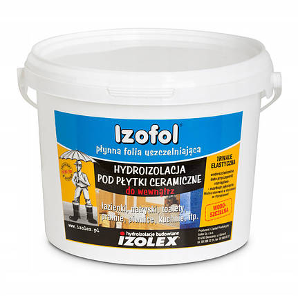 Мастика гідроізоляційна Izolex IZOFOL 4 кг, фото 2