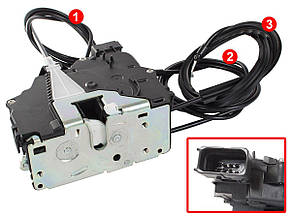 Peugeot Boxer II 2006 - центральний замок бокової розсувних дверей права сторона короткі дроти, арт., фото 2