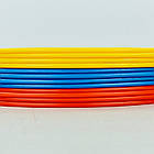 Кільця тренувальні C-0815-70 (пластик, d-70 см, у комплекті 12 шт., кольори в асортименті), фото 3