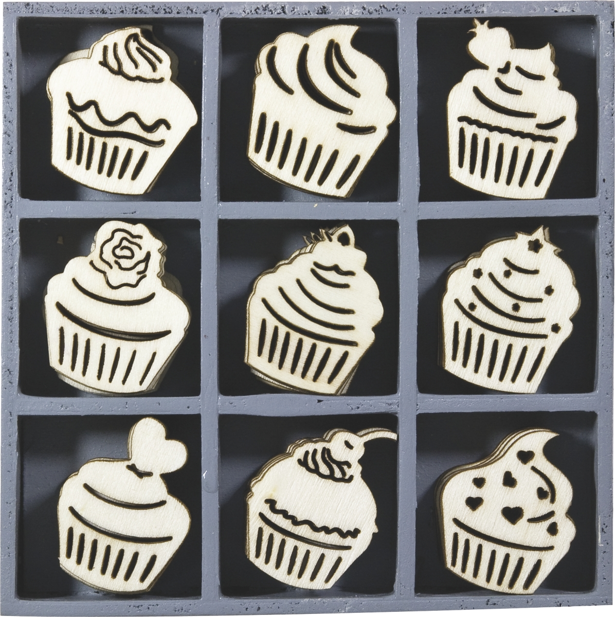 Набір заготовок із фанери 30 мм "Пірожні" Knorr Prandell