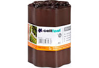 Бордюрна стрічка Cellfast хвиляста коричнева 20x900 см (30-013H)