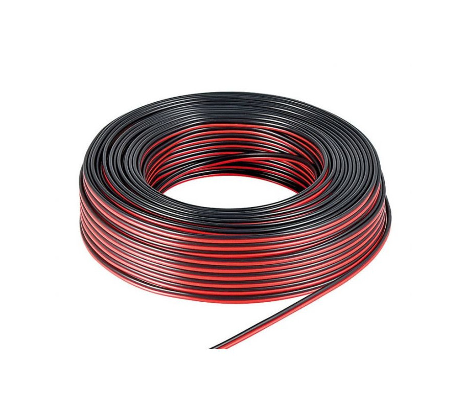 Акустический кабель 2*0,75 (bimetal black-red) - фото 1 - id-p215575724