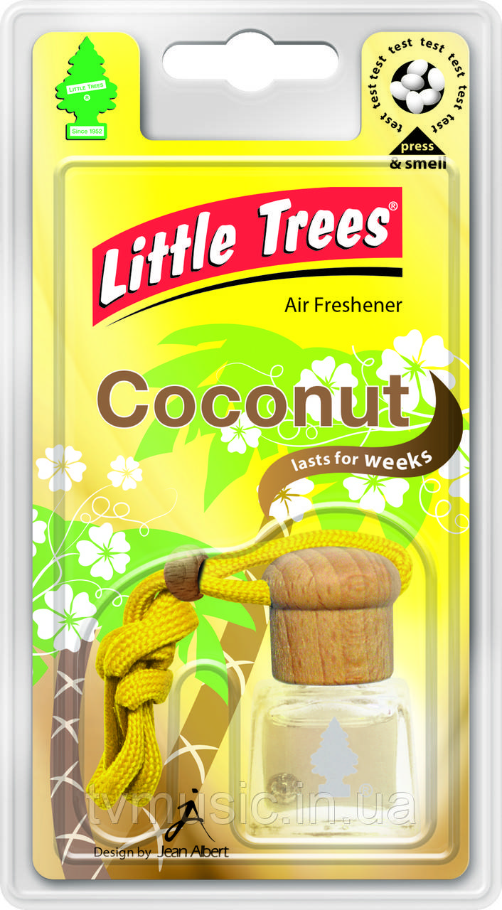 Ароматизатор у машину Little Trees Bottle Кокос, фото 1