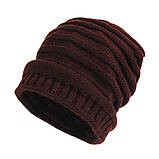 Шапка для чоловіків і жінок унісекс весна/осінь синя, фото 4