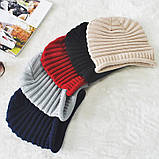 Шапка для чоловіків і жінок унісекс весна/осінь синя, фото 5