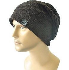 Тепла зимова чоловіча шапка, коричнева, фото 1