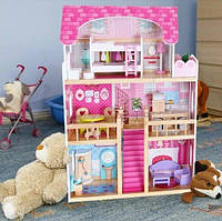 Купить Домик для барби деревянный, большой кукольный дом, будиночок для ...