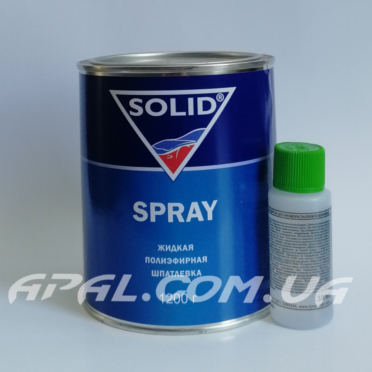 SOLID SPRAY Рідка шпатлівка (сіра), 1000 мл