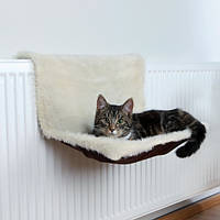 Trixie Radiator Bed, long-haired Plush гамак для кошек на радиатор (43141)