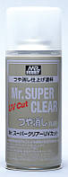 Лак матовый для пластиковых моделей и кукольного мейкапа. Mr. Super Clear UV Cut Spray. MR.HOBBY B-523