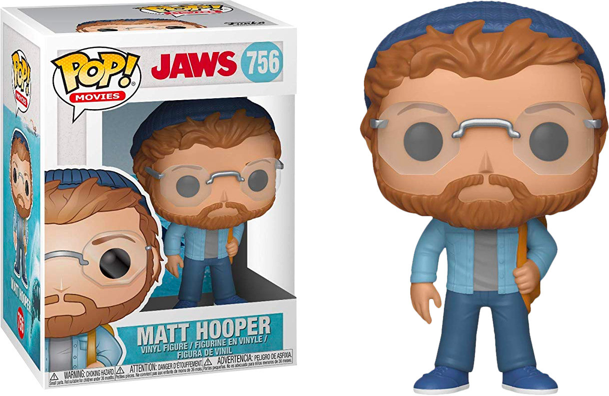 Фігурка Funko Pop Фанко Поп Щелепи Мет Хупер Jaws Matt Hooper 10см Movies J MH756