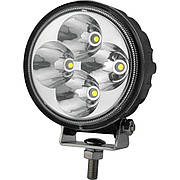 Фара LED кругла 12W, 4*3Вт лампи, вузький промінь (ДК) 10-32V IP68 B2-12W-B