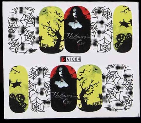 Наклейки для нігтів "Halloween", фото 1