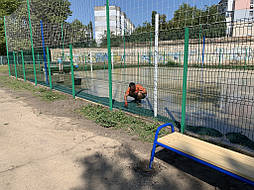 Бесшовное покрытие для школьной площадки г.Херсон, школа № 50 5