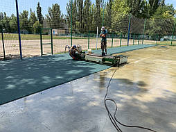 Бесшовное покрытие для школьной площадки г.Херсон, школа № 50 6