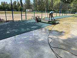 Бесшовное покрытие для школьной площадки г.Херсон, школа № 50 7