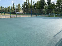 Бесшовное покрытие для школьной площадки г.Херсон, школа № 50 9