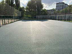 Бесшовное покрытие для школьной площадки г.Херсон, школа № 50 10