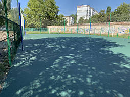 Бесшовное покрытие для школьной площадки г.Херсон, школа № 50 12