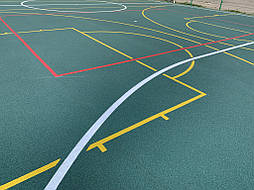 Бесшовное покрытие для школьной площадки г.Херсон, школа № 50 14