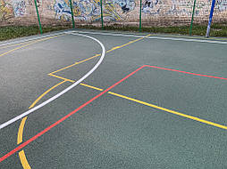 Бесшовное покрытие для школьной площадки г.Херсон, школа № 50 15