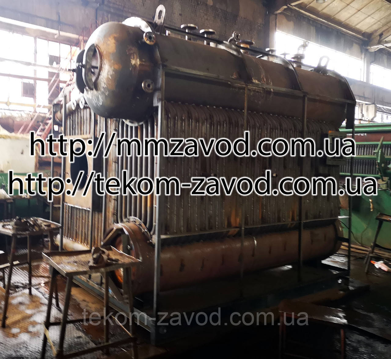 Трубна частина парового котла Е-1,6-0,9 ГМН (газ, мазут)