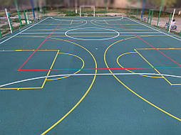 Бесшовное покрытие для школьной площадки г.Херсон, школа № 50 20