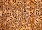 Бамбукові шпалери "Мотиви" темний фон, висота рулону-0,9 м, ширина планки 17 мм / Бамбукові шпалери, фото 4