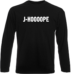 Футболка з довгим рукавом BTS Bangtan Boys "J-HOOOOPE" (чорна)