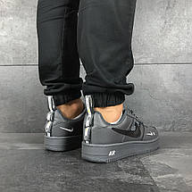 Кросівки чоловічі Nike Air Force AF 1,сірі 43,44,46, фото 3