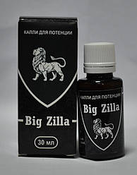 Краплі Big Zilla Біг Зілла для підвищення потенції 30 мл. Натуральні добавки та екстракти