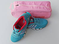 Чохол-сумка ніжно-рожевого кольору для зберігання і упаковки взуття з прозорою вставкою, довжина 33 см