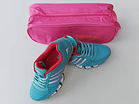 Чохол-сумка рожевого кольору для зберігання і упакування взуття з прозорою вставкою, довжина 33 см