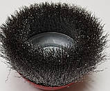 Щітка чашкова для КШМ плетений дріт 65 мм х М14 Werk, фото 5