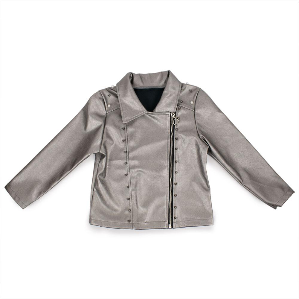 Куртка демісезонна для дівчаток Fashion 122 срібло 8765