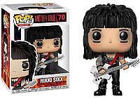 Фигурка Funko Pop Фанко Поп Nikki Sixx Motley Crue Пёстрое наводнение Никки Сикс 10см MC NS70