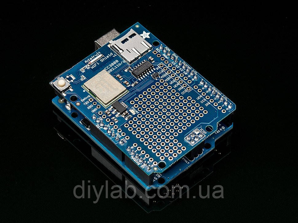 Adafruit CC3000 WiFi Shield з антеною для Arduino