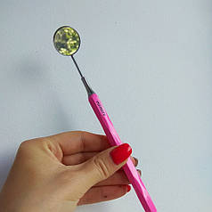 Дзеркало для нарощування рожеве INFINITY