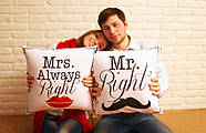 Подушка Mr. Right, 40х40 см, фото 2