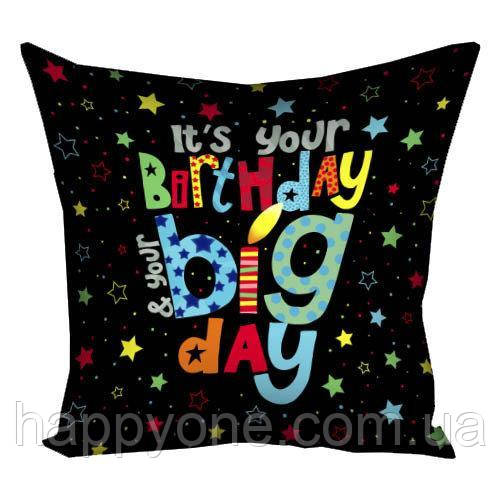Подушка "Birthday", 30х30 см, фото 1