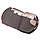 Компактний жіночий Гаманець Шкіряний Kafa з RFID захистом (AE1869 silver grey-day red), фото 9