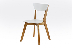 Стілець дерев'яний Рондо Стілець Рондо каркас дуб/спинка біла