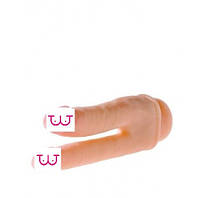 Анально-вагінальний фалоїмітатор на присоску DoubleThrill