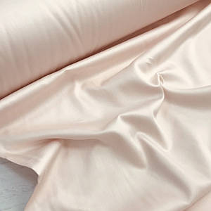 ОТРЕЗ (0,8*2,4 м) Сатин колір світло-пудровий (ТУРЦІЯ шир. 2,4 м) № 72