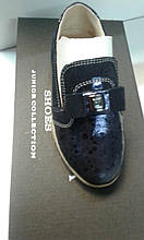 Туфлі шкіра дівч. Constanta 1509, 36 т.синій