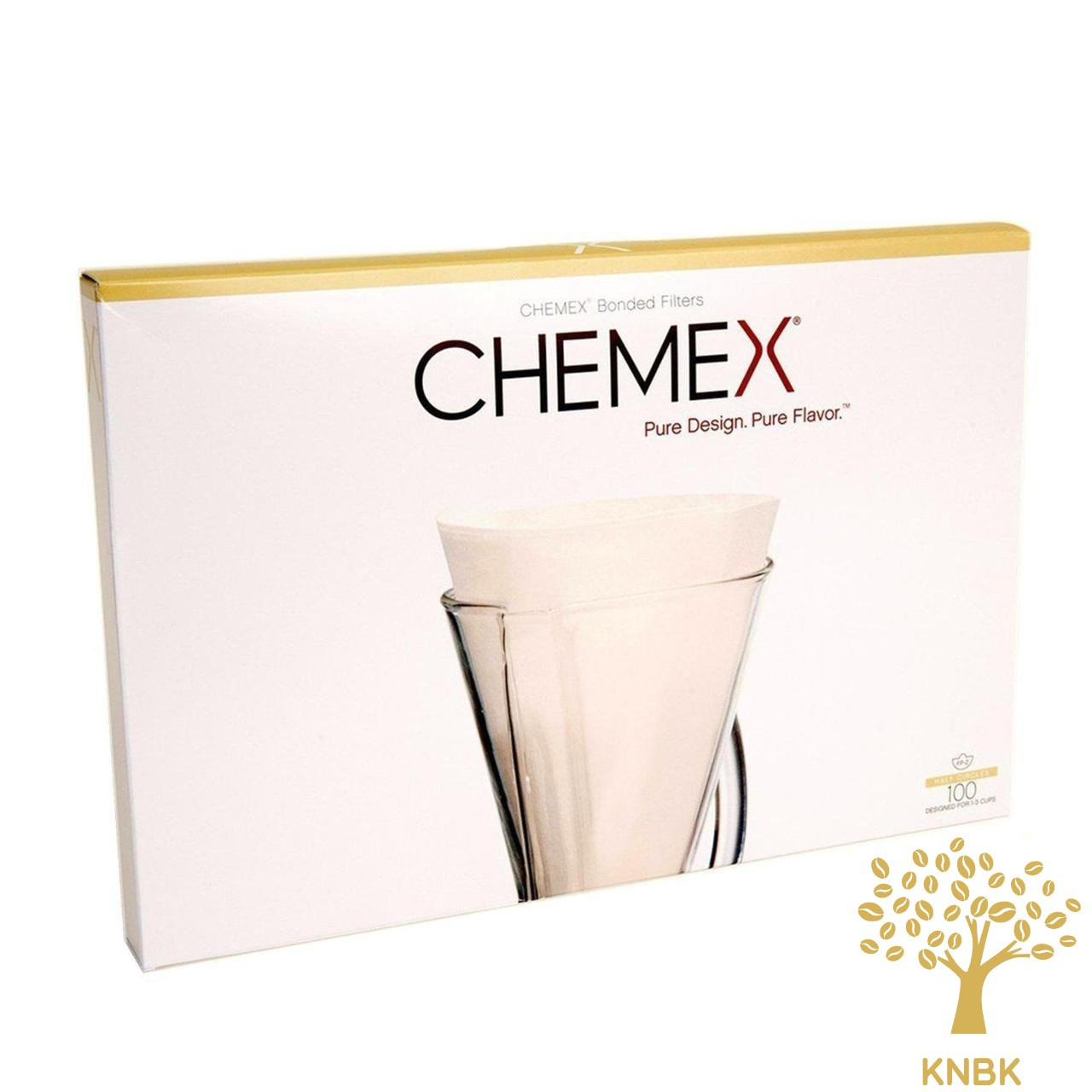 Фільтри для кемекса Chemex FP-2 (Білі 100 шт.), фото 1