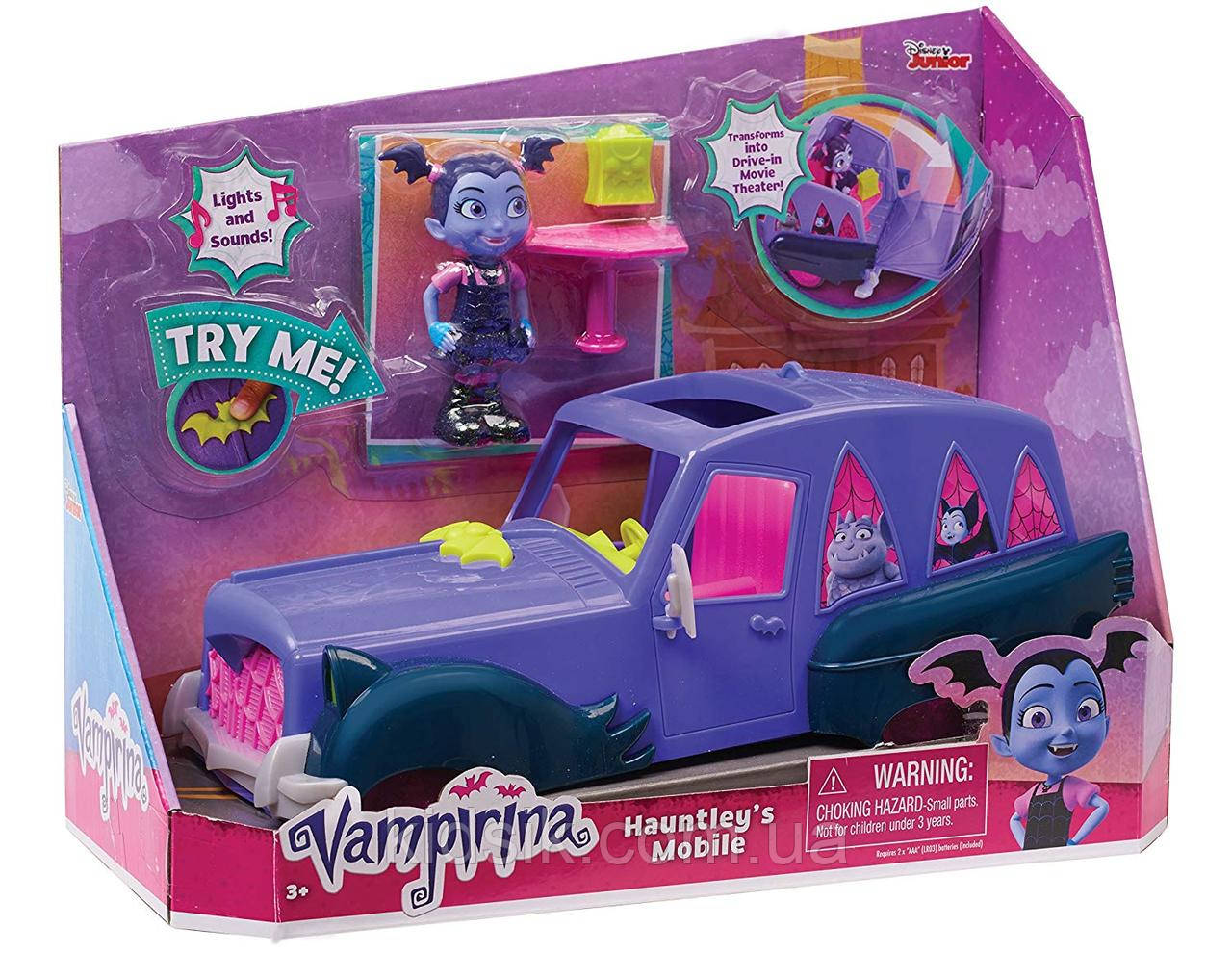 Інтерактивний автомобіль Вампирины Хантлі Автомобіль Vampirina (Disney), фото 1