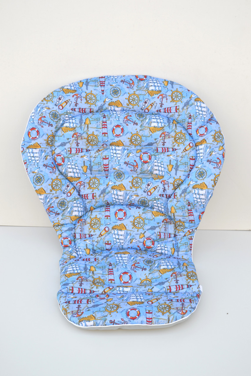 Чохол до стільчика для годування Chicco Polly Magic 3 в 1 морський