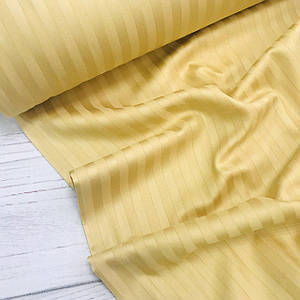 Страйп-сатин колір золото, 100% бавовна (ТУРЦІЯ шир. 2,4 м) (SAT-ST-FR-10)